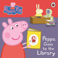 Peppa goes to the library